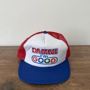 Vintage Damn I’m Good Mesh Trucker Snapback Hat Men’s